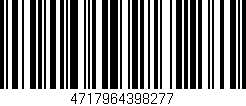 Código de barras (EAN, GTIN, SKU, ISBN): '4717964398277'