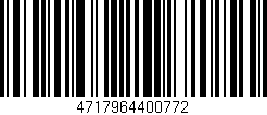 Código de barras (EAN, GTIN, SKU, ISBN): '4717964400772'