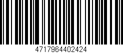 Código de barras (EAN, GTIN, SKU, ISBN): '4717964402424'