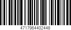 Código de barras (EAN, GTIN, SKU, ISBN): '4717964402448'