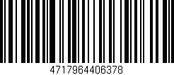 Código de barras (EAN, GTIN, SKU, ISBN): '4717964406378'