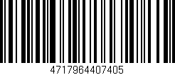 Código de barras (EAN, GTIN, SKU, ISBN): '4717964407405'