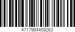Código de barras (EAN, GTIN, SKU, ISBN): '4717964409263'