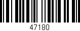 Código de barras (EAN, GTIN, SKU, ISBN): '47180'