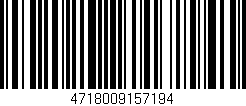 Código de barras (EAN, GTIN, SKU, ISBN): '4718009157194'