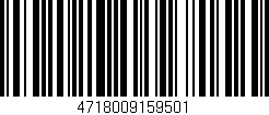 Código de barras (EAN, GTIN, SKU, ISBN): '4718009159501'