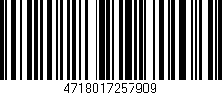Código de barras (EAN, GTIN, SKU, ISBN): '4718017257909'