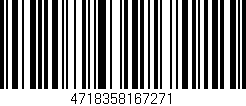 Código de barras (EAN, GTIN, SKU, ISBN): '4718358167271'