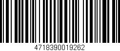 Código de barras (EAN, GTIN, SKU, ISBN): '4718390019262'