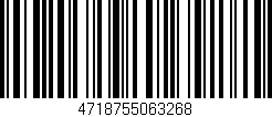 Código de barras (EAN, GTIN, SKU, ISBN): '4718755063268'