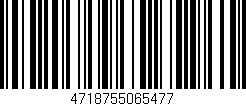 Código de barras (EAN, GTIN, SKU, ISBN): '4718755065477'