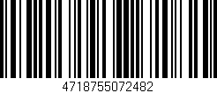 Código de barras (EAN, GTIN, SKU, ISBN): '4718755072482'
