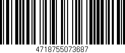 Código de barras (EAN, GTIN, SKU, ISBN): '4718755073687'