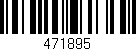 Código de barras (EAN, GTIN, SKU, ISBN): '471895'