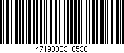 Código de barras (EAN, GTIN, SKU, ISBN): '4719003310530'