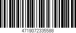 Código de barras (EAN, GTIN, SKU, ISBN): '4719072335588'