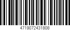 Código de barras (EAN, GTIN, SKU, ISBN): '4719072431808'