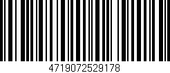 Código de barras (EAN, GTIN, SKU, ISBN): '4719072529178'