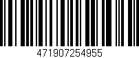 Código de barras (EAN, GTIN, SKU, ISBN): '471907254955'