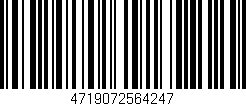 Código de barras (EAN, GTIN, SKU, ISBN): '4719072564247'