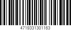 Código de barras (EAN, GTIN, SKU, ISBN): '4719331301163'