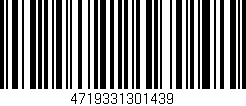 Código de barras (EAN, GTIN, SKU, ISBN): '4719331301439'