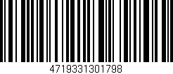 Código de barras (EAN, GTIN, SKU, ISBN): '4719331301798'