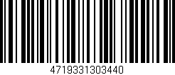 Código de barras (EAN, GTIN, SKU, ISBN): '4719331303440'