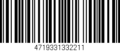 Código de barras (EAN, GTIN, SKU, ISBN): '4719331332211'