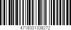 Código de barras (EAN, GTIN, SKU, ISBN): '4719331339272'