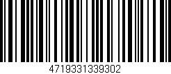 Código de barras (EAN, GTIN, SKU, ISBN): '4719331339302'