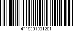 Código de barras (EAN, GTIN, SKU, ISBN): '4719331801281'