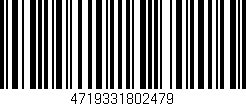 Código de barras (EAN, GTIN, SKU, ISBN): '4719331802479'