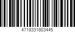 Código de barras (EAN, GTIN, SKU, ISBN): '4719331803445'