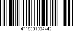 Código de barras (EAN, GTIN, SKU, ISBN): '4719331804442'