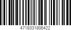 Código de barras (EAN, GTIN, SKU, ISBN): '4719331806422'