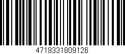 Código de barras (EAN, GTIN, SKU, ISBN): '4719331809126'
