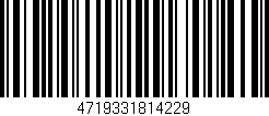 Código de barras (EAN, GTIN, SKU, ISBN): '4719331814229'