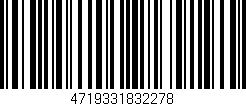 Código de barras (EAN, GTIN, SKU, ISBN): '4719331832278'