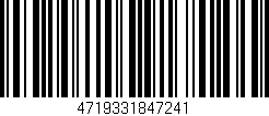 Código de barras (EAN, GTIN, SKU, ISBN): '4719331847241'