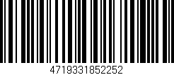 Código de barras (EAN, GTIN, SKU, ISBN): '4719331852252'