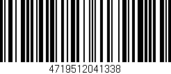 Código de barras (EAN, GTIN, SKU, ISBN): '4719512041338'