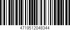 Código de barras (EAN, GTIN, SKU, ISBN): '4719512048344'