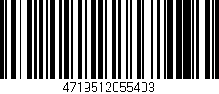 Código de barras (EAN, GTIN, SKU, ISBN): '4719512055403'