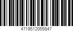Código de barras (EAN, GTIN, SKU, ISBN): '4719512055847'