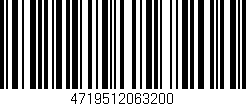 Código de barras (EAN, GTIN, SKU, ISBN): '4719512063200'