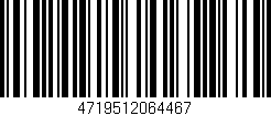 Código de barras (EAN, GTIN, SKU, ISBN): '4719512064467'