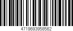 Código de barras (EAN, GTIN, SKU, ISBN): '4719693958562'