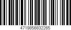 Código de barras (EAN, GTIN, SKU, ISBN): '4719856832265'