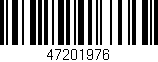Código de barras (EAN, GTIN, SKU, ISBN): '47201976'